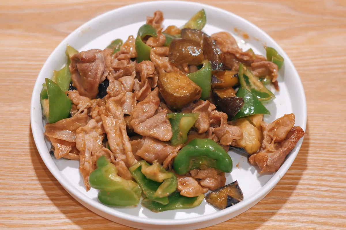 Recipe 豚茄子ピーマンの甘辛味噌炒め